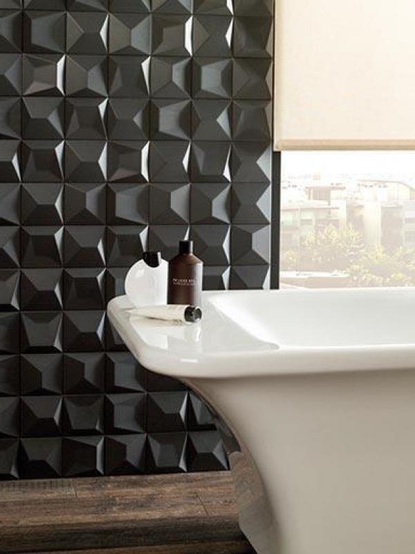 3D Wall Style 3DT CUSTOM CONTEMP BLACK GLOSS