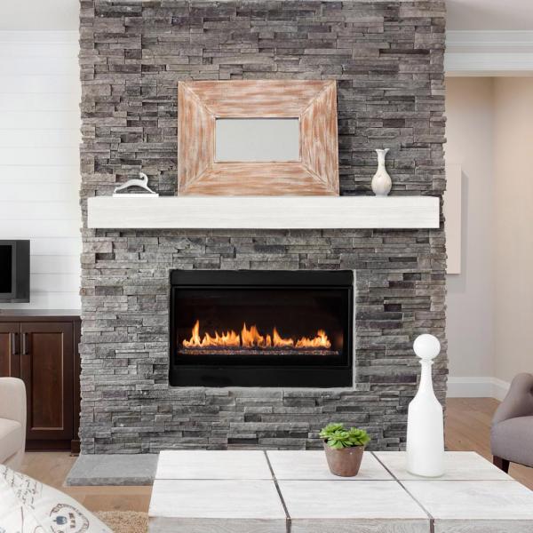 MK Fire Mantels FPM GRAINED WHITE REMOVE