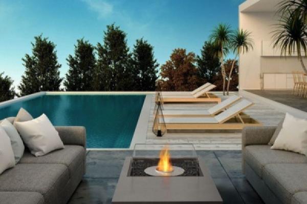 Rectangular Concrete Fire Table